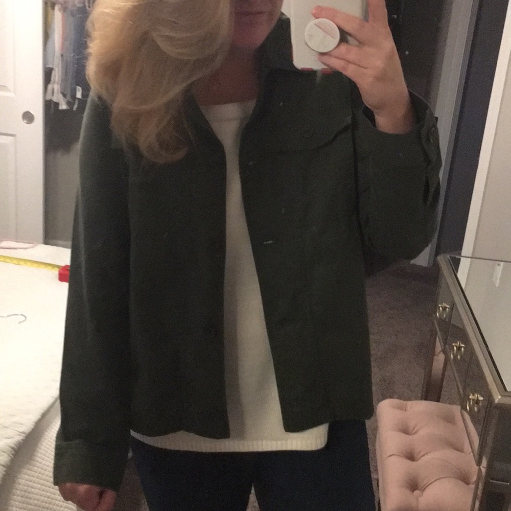 NWT: Olive Green Utility Jacket - Picture 7 of 8